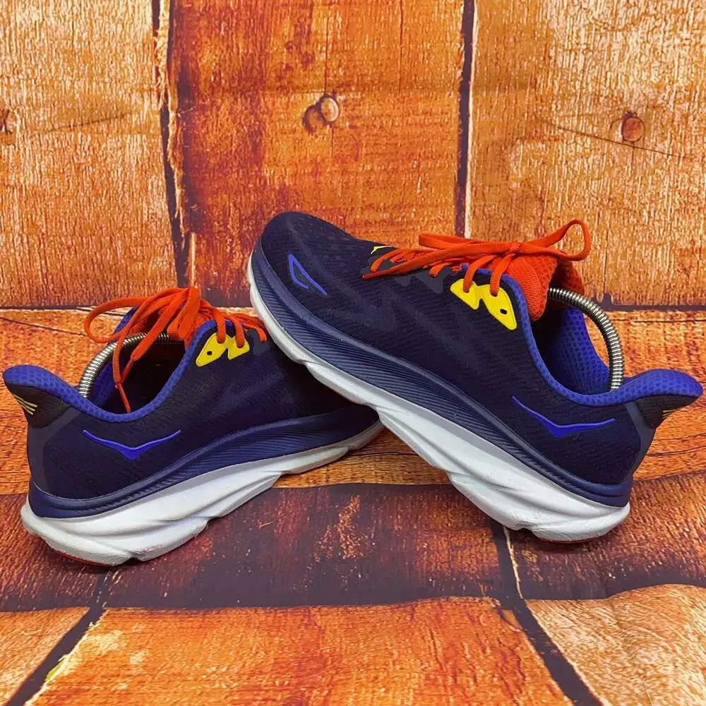 Hoka Clifton 9 Bellwether Blue Running Shoes Sz 10.5 D